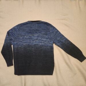 Tommy Bahama Men's Navy and Blue Crewneck Sweater